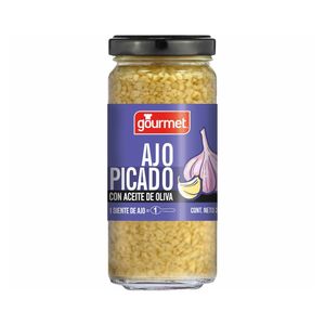 Ajo picado con aceite de oliva