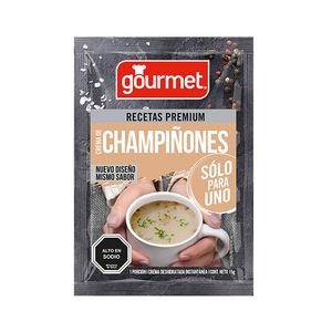 Crema de Champiñones Sólo Para Uno