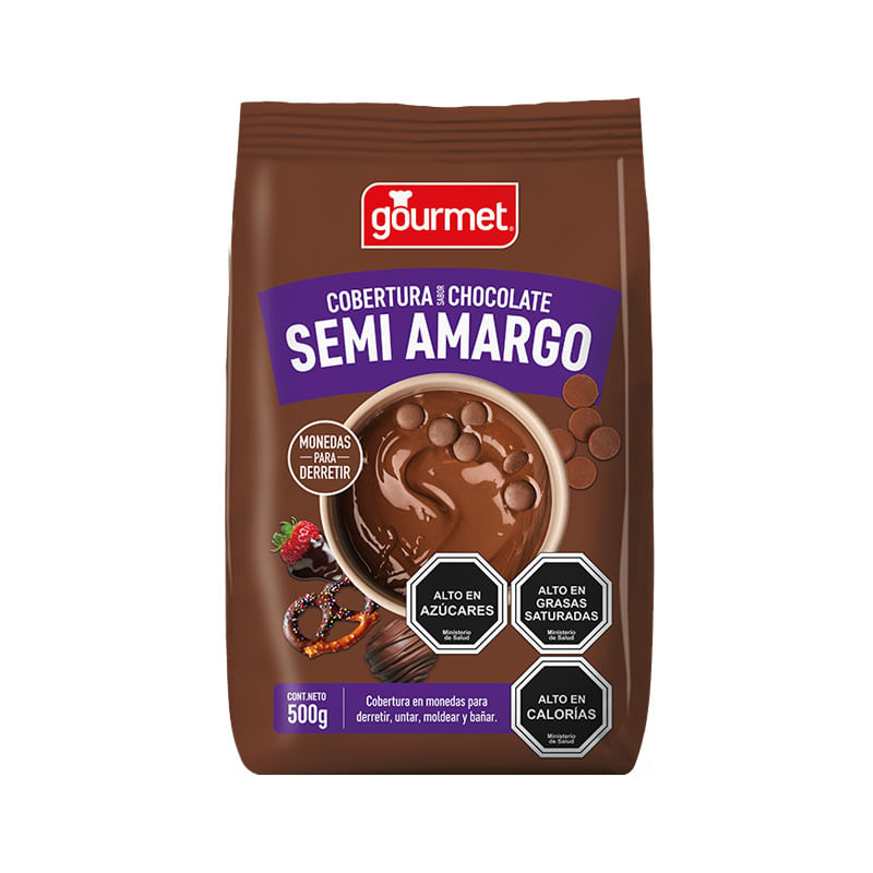 Coberturadechocolatesemiamargoenmonedas